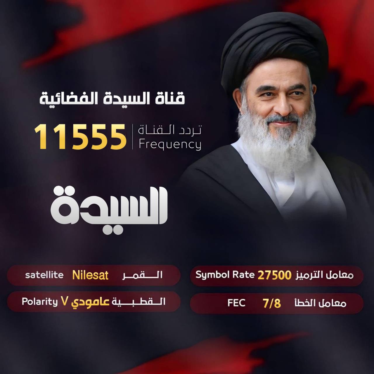 البث المباشر لقناة السيدة الفضائية