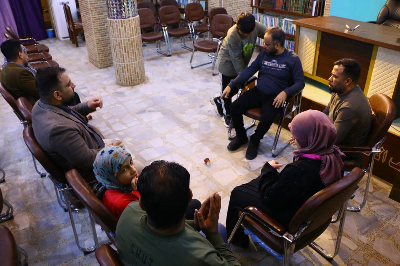 قسم ذوي الهمم للرعاية الفنية – فرقة النبراس الفنية:-● تدريب السادة والسيدات المكفوفين: